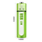 USB Rechargeable Constant Voltage Large Capacity Lithium Battery