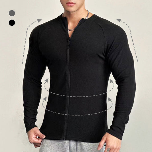 Men's Standing Collar High Stretch Athletic Jacket