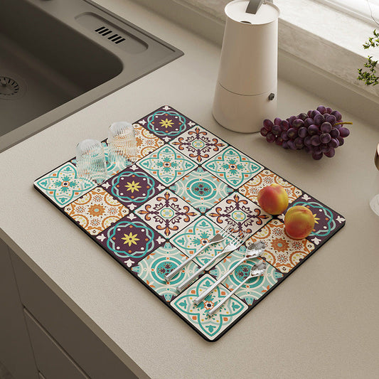 🔥🔥Kitchen Essentials—Absorbent & Water-Controlled Placemat