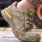 Men's Lightweight Breathable Steel Toe Walking Shoes