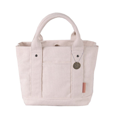 Large Capacity Multi-compartment Tote Canvas Bag