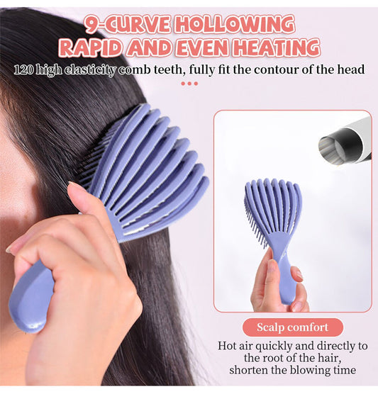 Hollow Out Smooth Hair Fluffy Comb