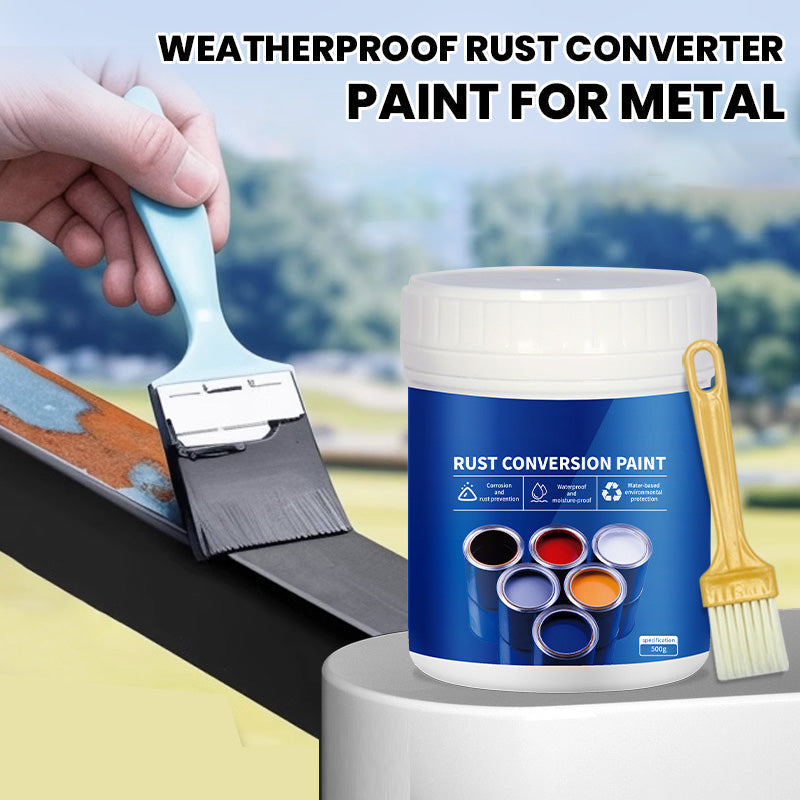 Converted Rust Weatherproof Rust Converter Paint for Metal – detroitrain