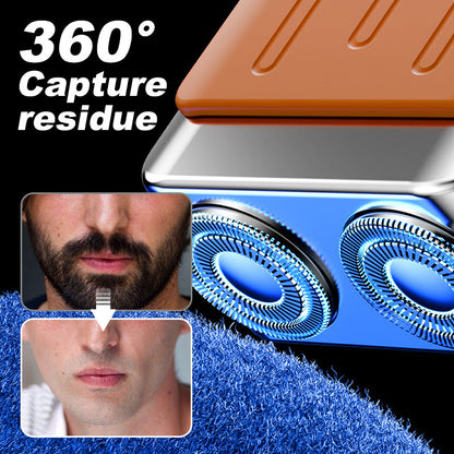 Men's Portable Mini Rotary Electric Shaver