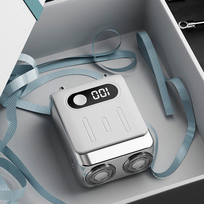 Men's Portable Mini Rotary Electric Shaver