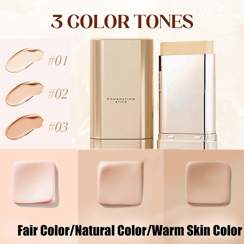 🔥 SALE - 50% OFF 🔥 💖 Flawless & Long-Lasting Dual-Ended Foundation Stick