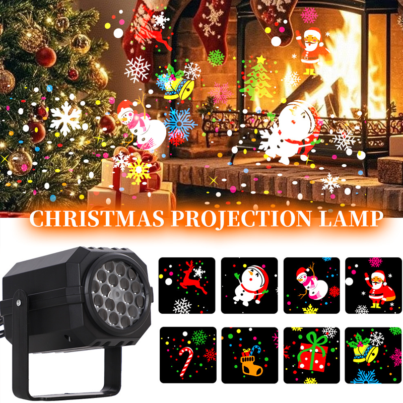 🎅Christmas Hot Sale 50% Off🎁Rotating LED Christmas Pattern Projector Light