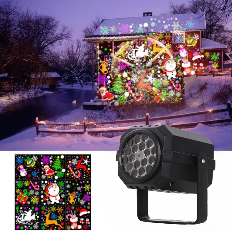 🎅Christmas Hot Sale 50% Off🎁Rotating LED Christmas Pattern Projector Light
