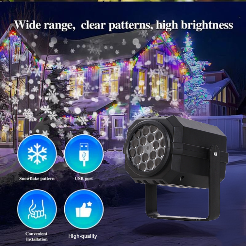 🎅Christmas Hot Sale 50% Off🎁Rotating LED Christmas Pattern Projector Light