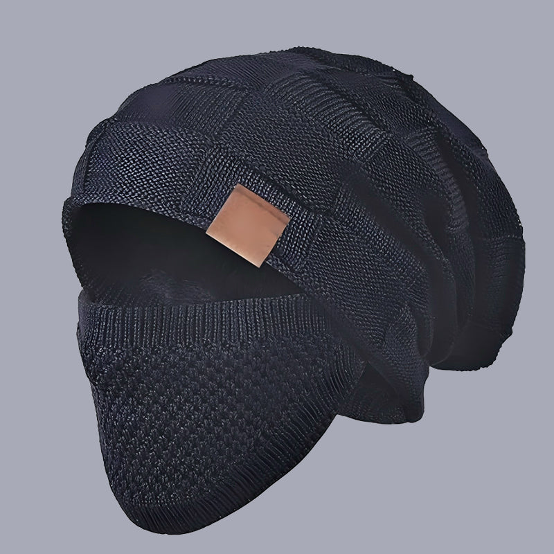 Winter Warm Beanie Hat with Face Cover