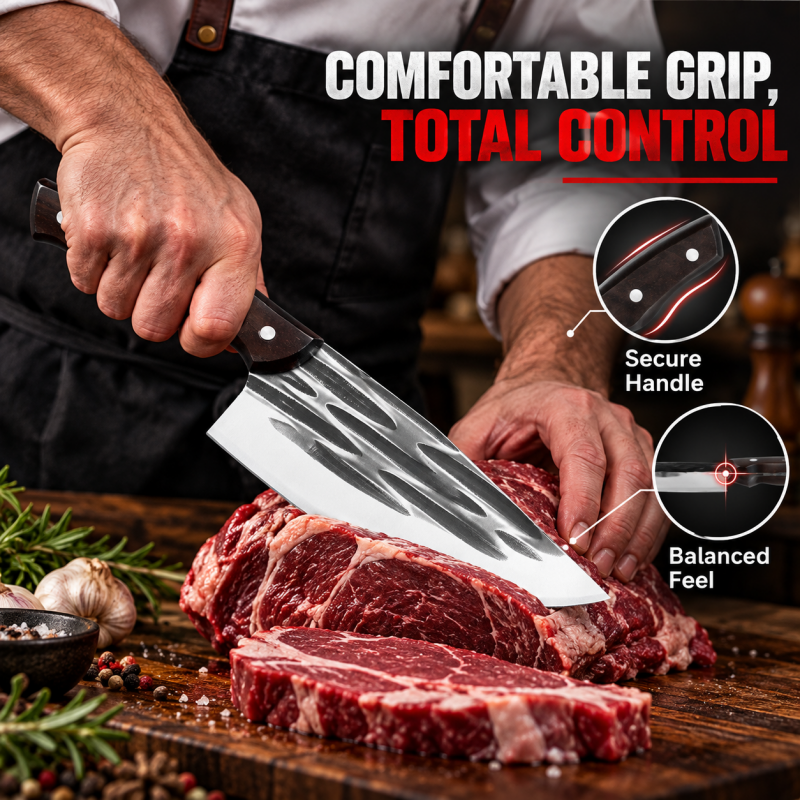 Ultra-Sharp Kitchen Butcher Knife