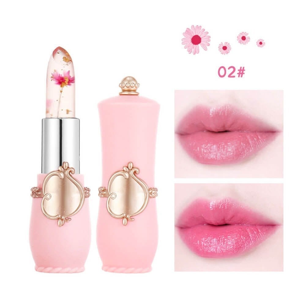 ✨BUY MORE SAVE MORE-Crystal Jelly Flower Color Changing  Lipstick
