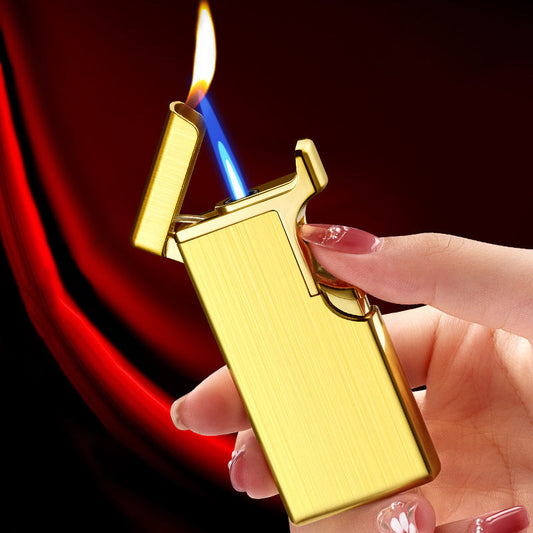 🔥🔥Creative Windproof Dual Flame Refillable Gas Lighter