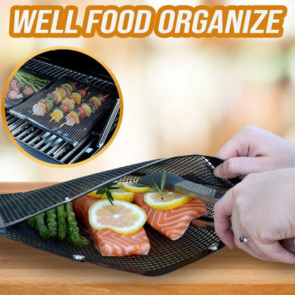 🔥🔥Reusable Non-Stick BBQ Mesh Grilling Bags