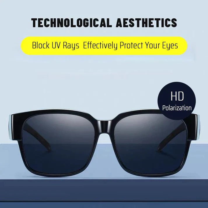 Polarized sunglasses for sun protection and myopia
