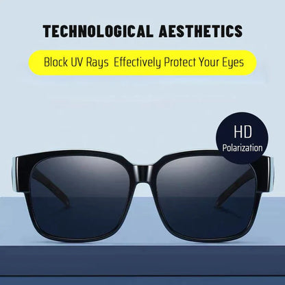 Polarized sunglasses for sun protection and myopia
