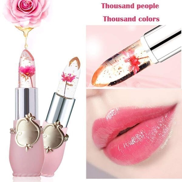 ✨BUY MORE SAVE MORE-Crystal Jelly Flower Color Changing  Lipstick