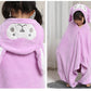 Super absorbent children's cartoon bathrobe