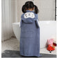 Super absorbent children's cartoon bathrobe