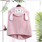 Super absorbent children's cartoon bathrobe