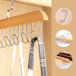 Wooden Belt Hanger for Closet with 8 Hooks
