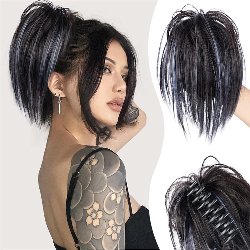 🔥Last Day Sale 49%🔥Messy Ponytail Clip Extends Hair
