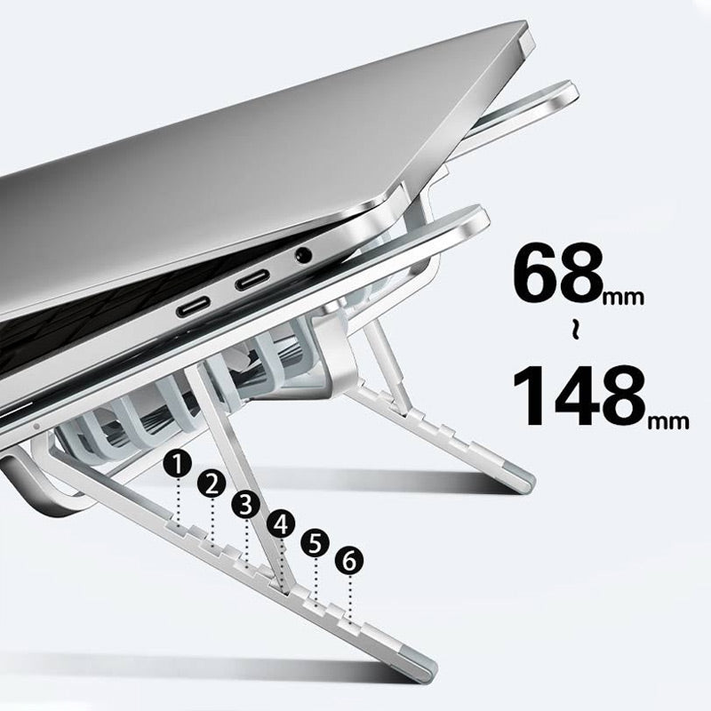 Laptop Heightened Holder with Cooling Fan