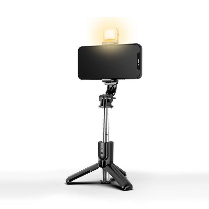 Bluetooth Selfie Stick Tripod with Telephone Stand and Beauty Fill-in Lighting