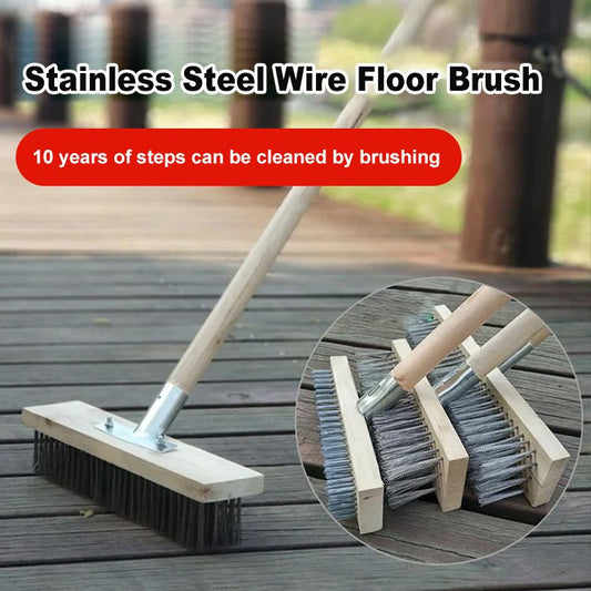 Stainless steel wire cleaning brush