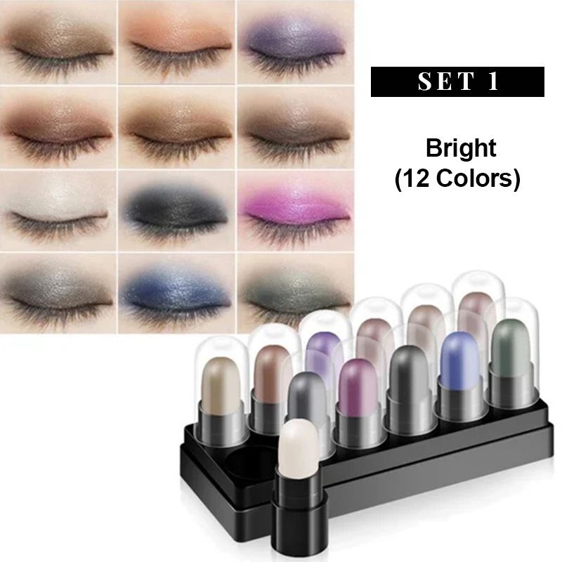 15 Color Highlighter Eyeshadow Pencil Waterproof Glitter Eye Shadow Eyeliner Pen