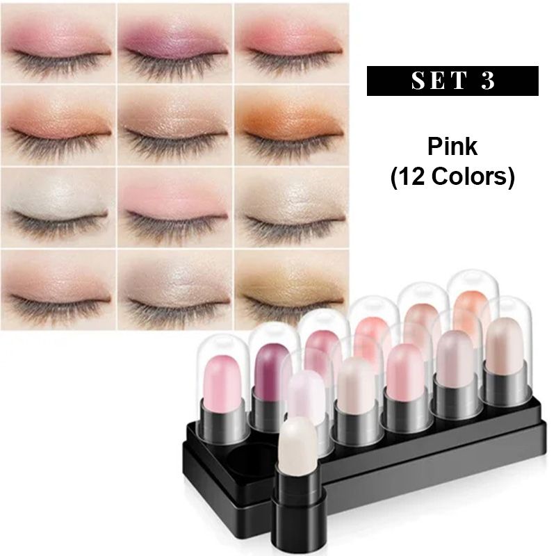 15 Color Highlighter Eyeshadow Pencil Waterproof Glitter Eye Shadow Eyeliner Pen