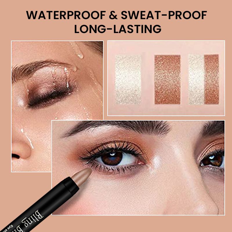 15 Color Highlighter Eyeshadow Pencil Waterproof Glitter Eye Shadow Eyeliner Pen