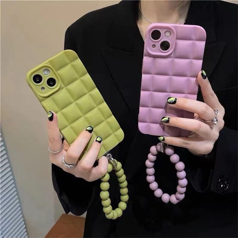 Frosted Pearl Bracelet Case for iPhone