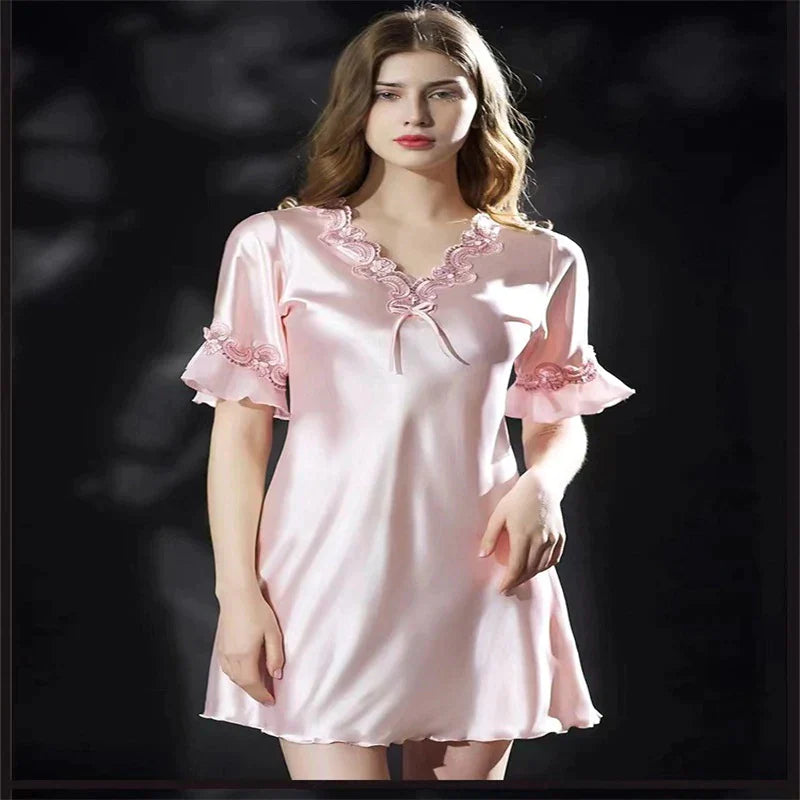 💥Limited Time Offer💥Fashion simple silk pajamas