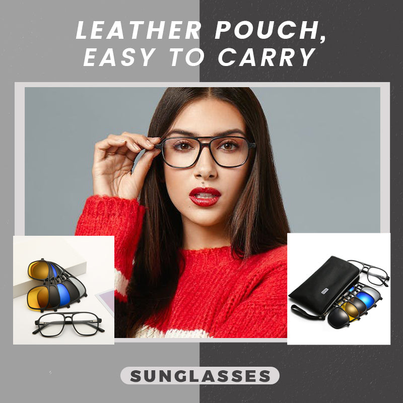 💥Limited Time Offer💥Replaceable lens 6 -in -1 Sunglasses Set