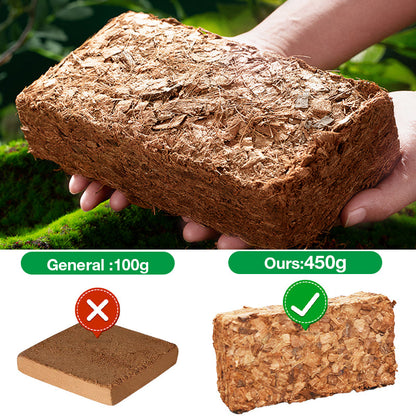 Small coconut shell brick nutrient soil