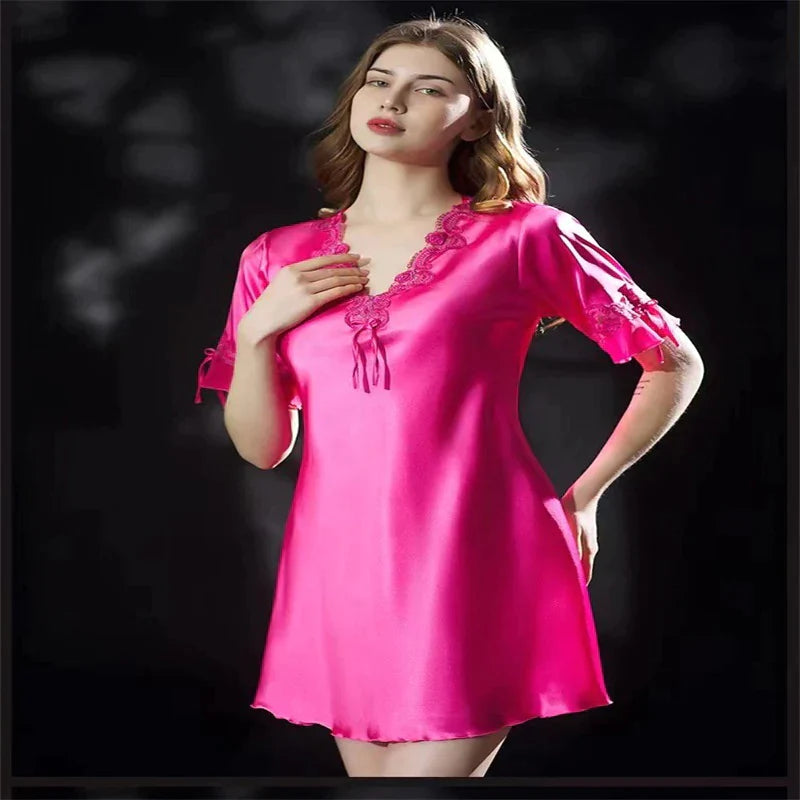 💥Limited Time Offer💥Fashion simple silk pajamas