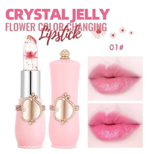 ✨BUY MORE SAVE MORE-Crystal Jelly Flower Color Changing  Lipstick