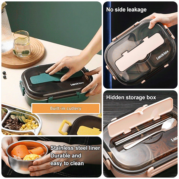 4 Section Leakproof Bento Lunch Box（🔥Buy 2 free shipping🔥）