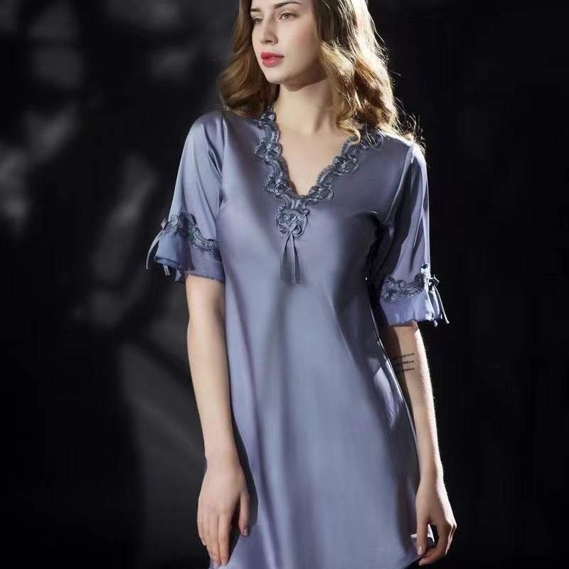 💥Limited Time Offer💥Fashion simple silk pajamas