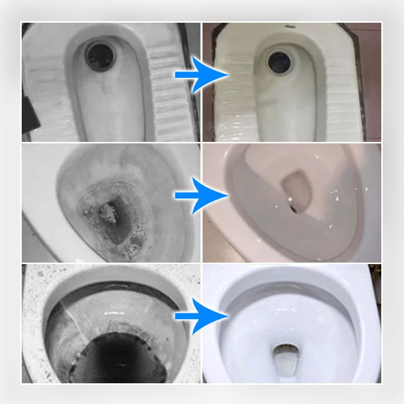 Toilet Cleaning Effervescent Tablets - No Need to Brush