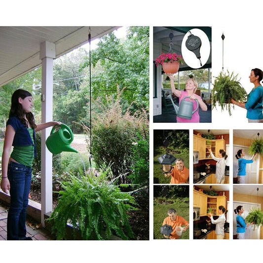 🌸Last Day 49% 0FF🌳Plant Pulley Set For Garden Baskets Pots, Birds Feeder