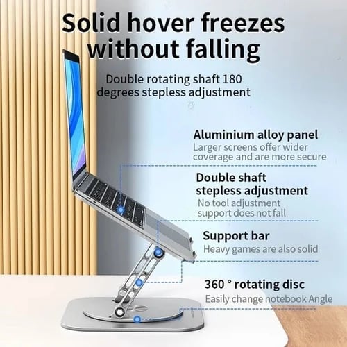 🔥 HOT SALE💥Laptop, iPad Aluminum swivel stand