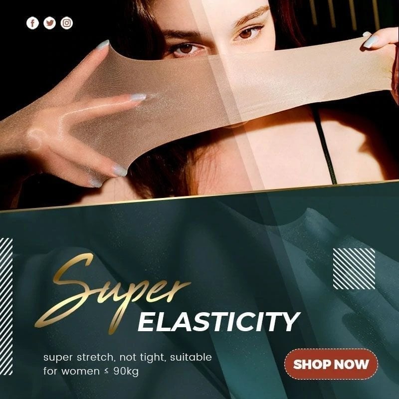 Pearlescent Silk Stockings Sexy Nylon Pantyhose