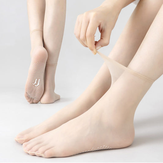 💞Non-slip and invisible crystal silk socks（Great Sale⛄BUY 2 Get 5% OFF）