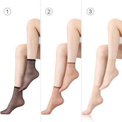 💞Non-slip and invisible crystal silk socks（Great Sale⛄BUY 2 Get 5% OFF）