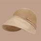 Hepburn style sunscreen cap in summer