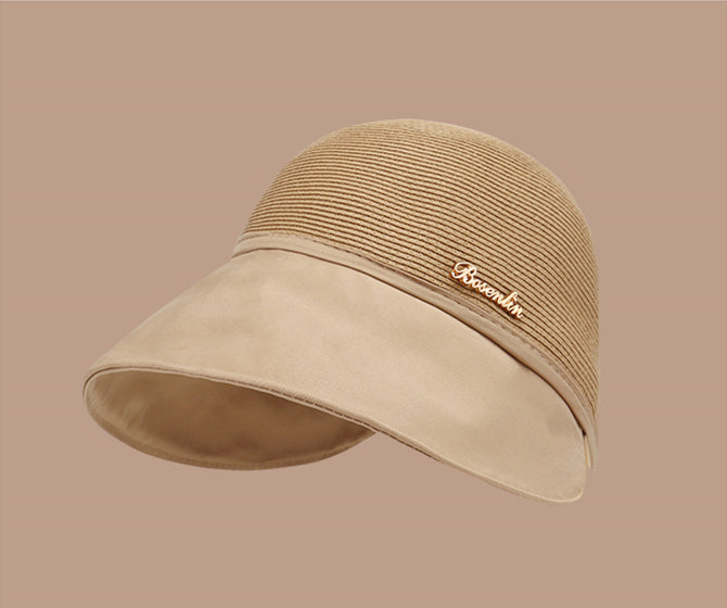 Hepburn style sunscreen cap in summer