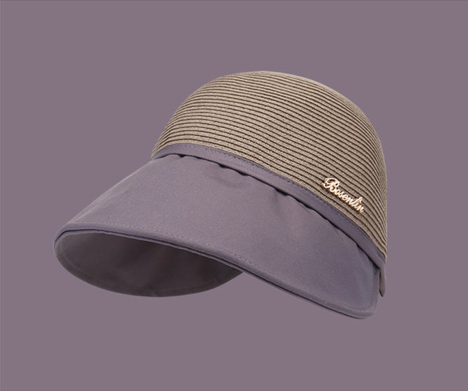 Hepburn style sunscreen cap in summer