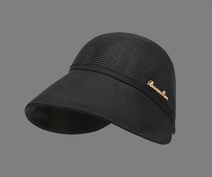 Hepburn style sunscreen cap in summer
